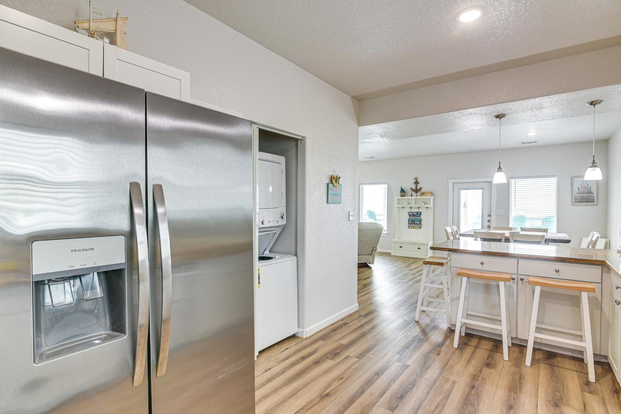 Beachfront Texas Retreat - 2 Decks, Patio And Views! Surfside Beach Esterno foto